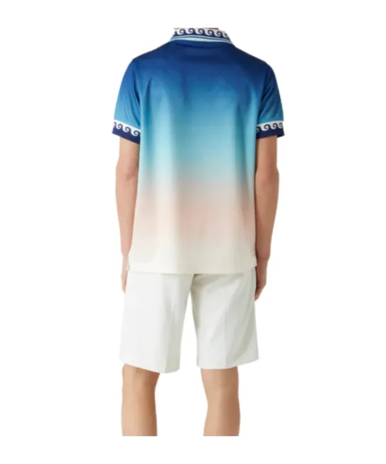 Jacquard Gradient Football Shirt