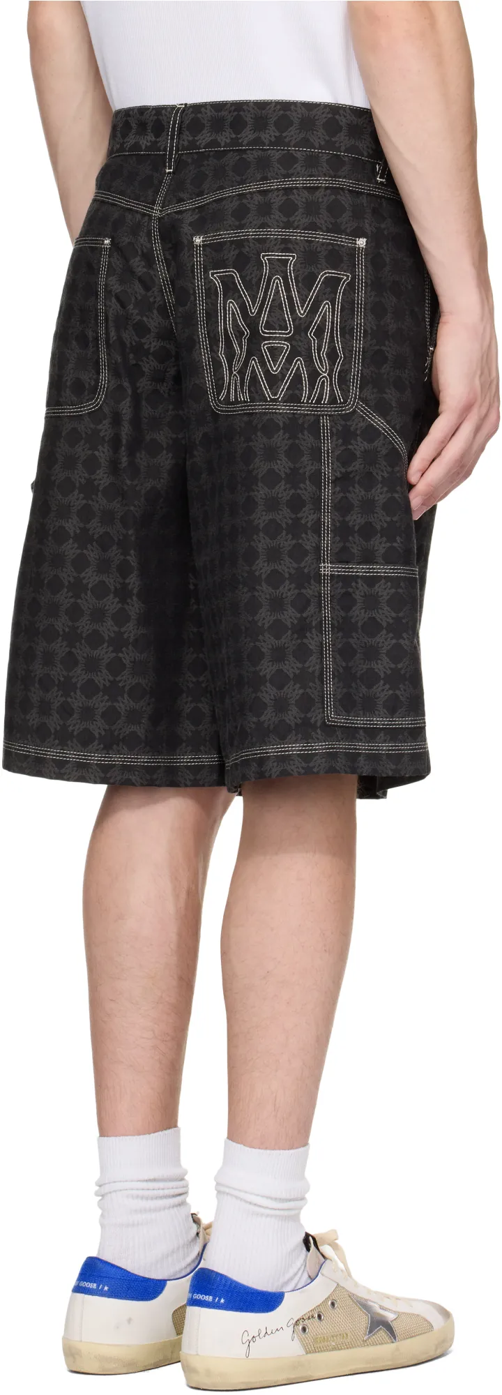 Geometric-Print Shorts
