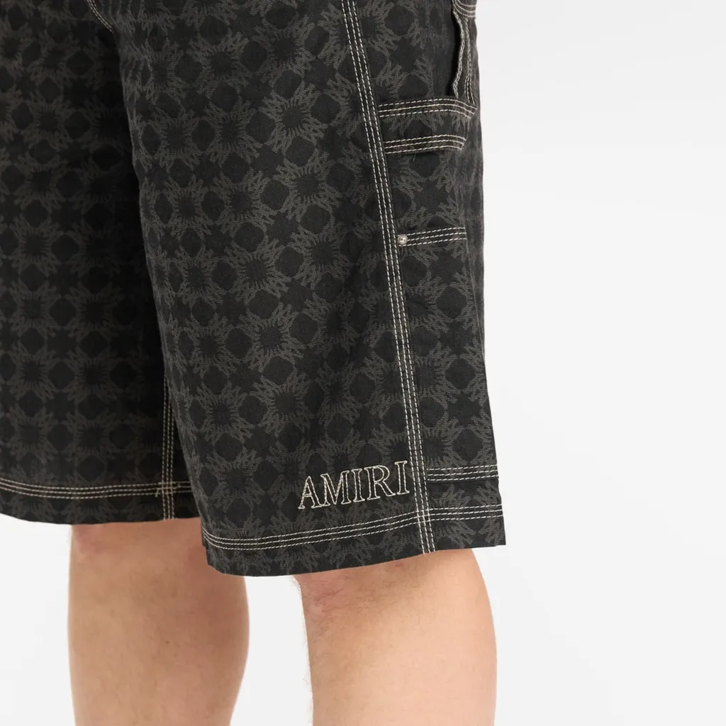 Geometric-Print Shorts