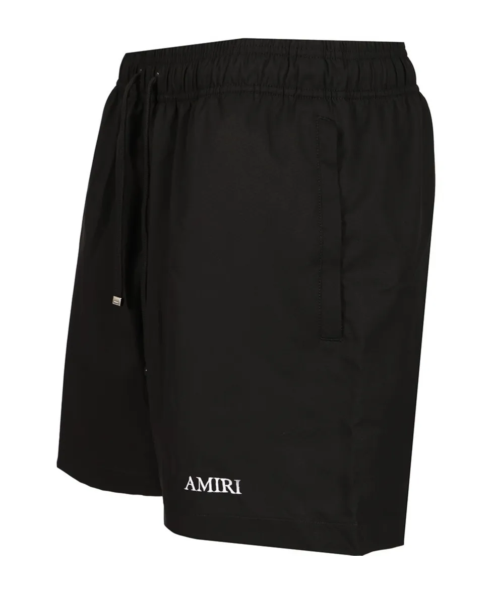Embroidered-Logo Swim Shorts