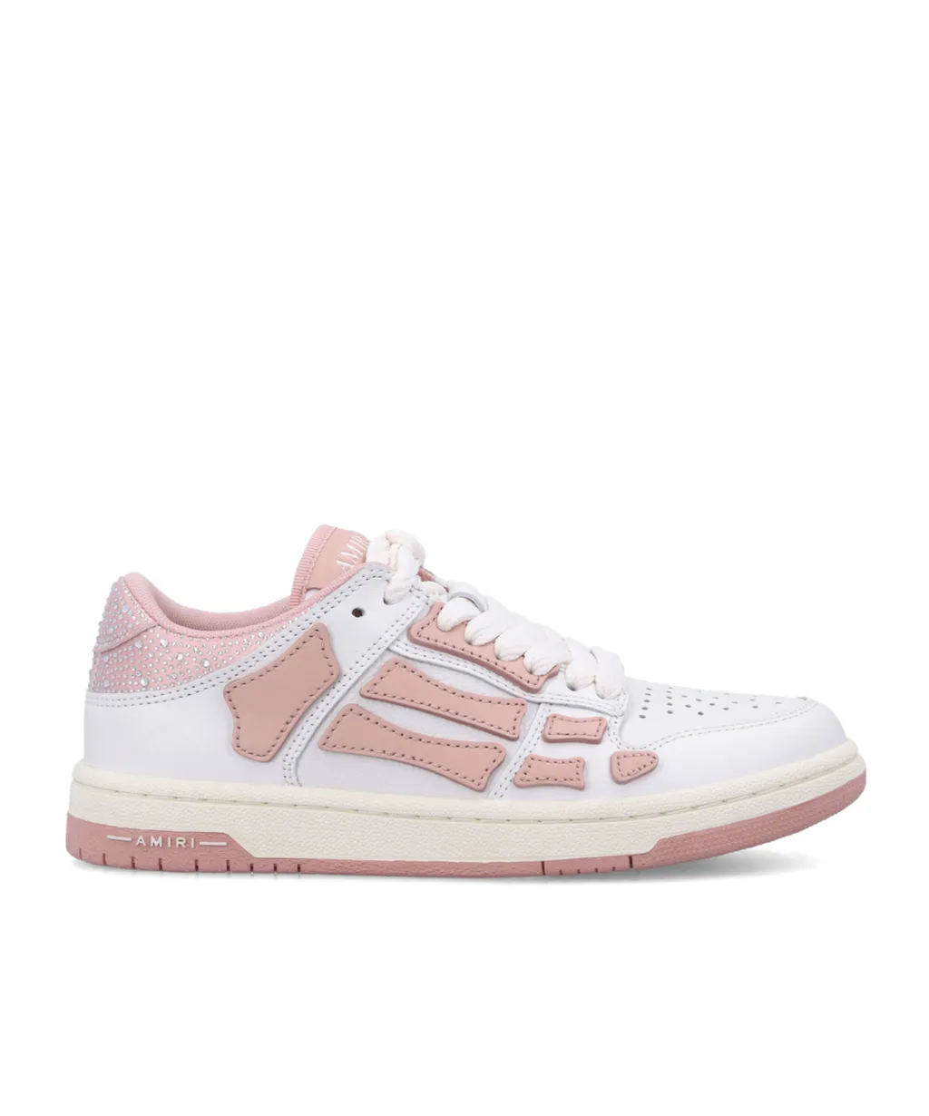Low Top Sneakers With Perforated Detailing