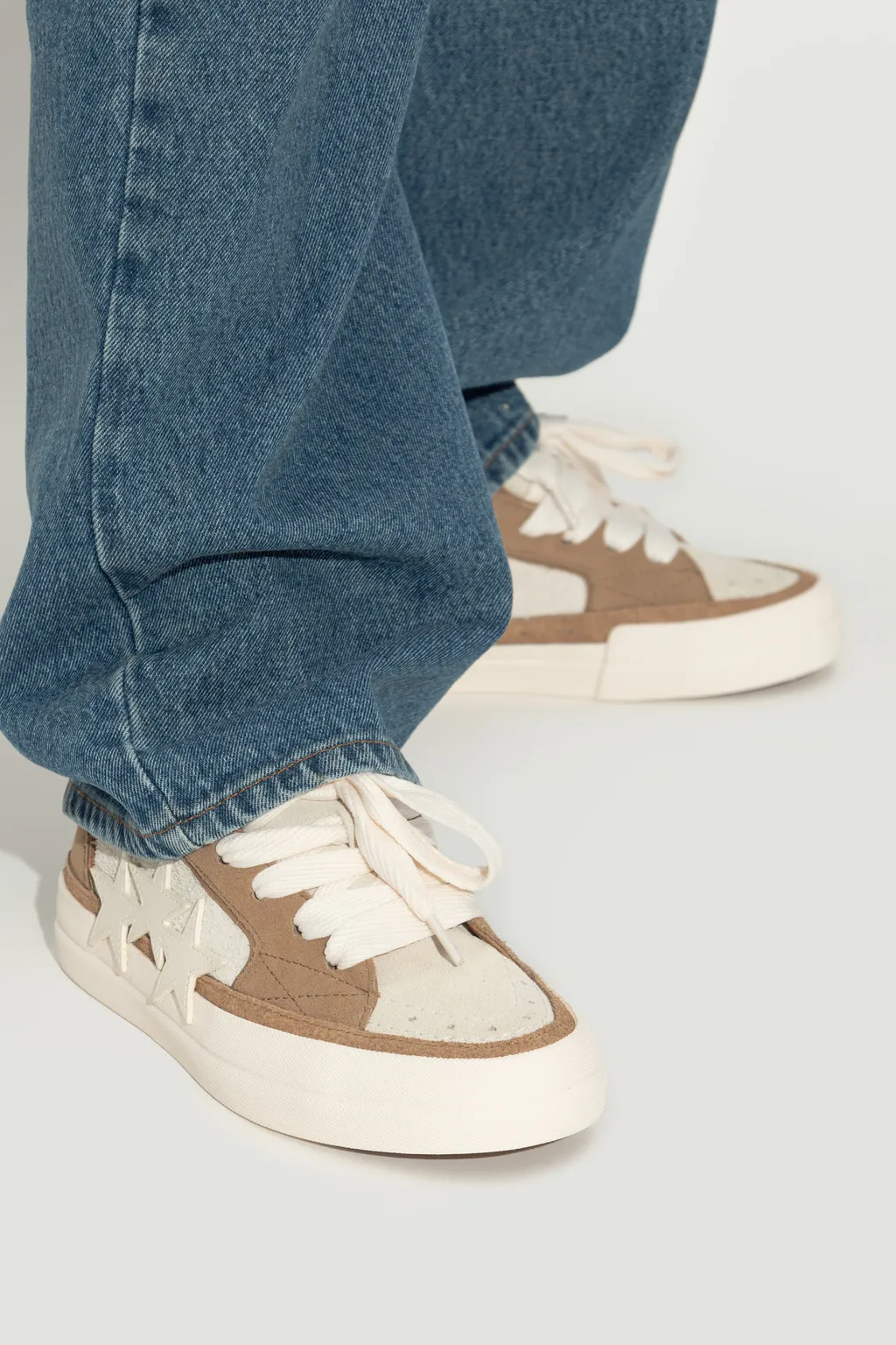 Lace-Up Low-Top Sneakers