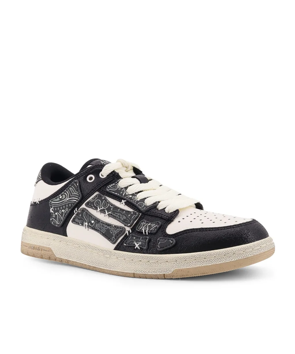 Bandana Skel Top Low Leather Low-Top Sneakers