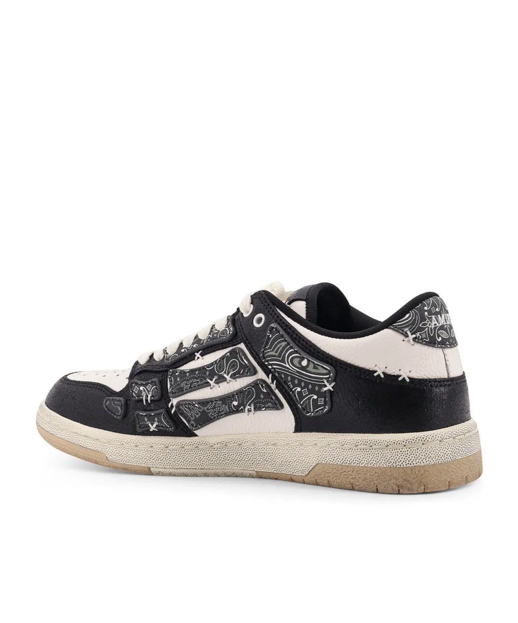 Bandana Skel Top Low Leather Low-Top Sneakers
