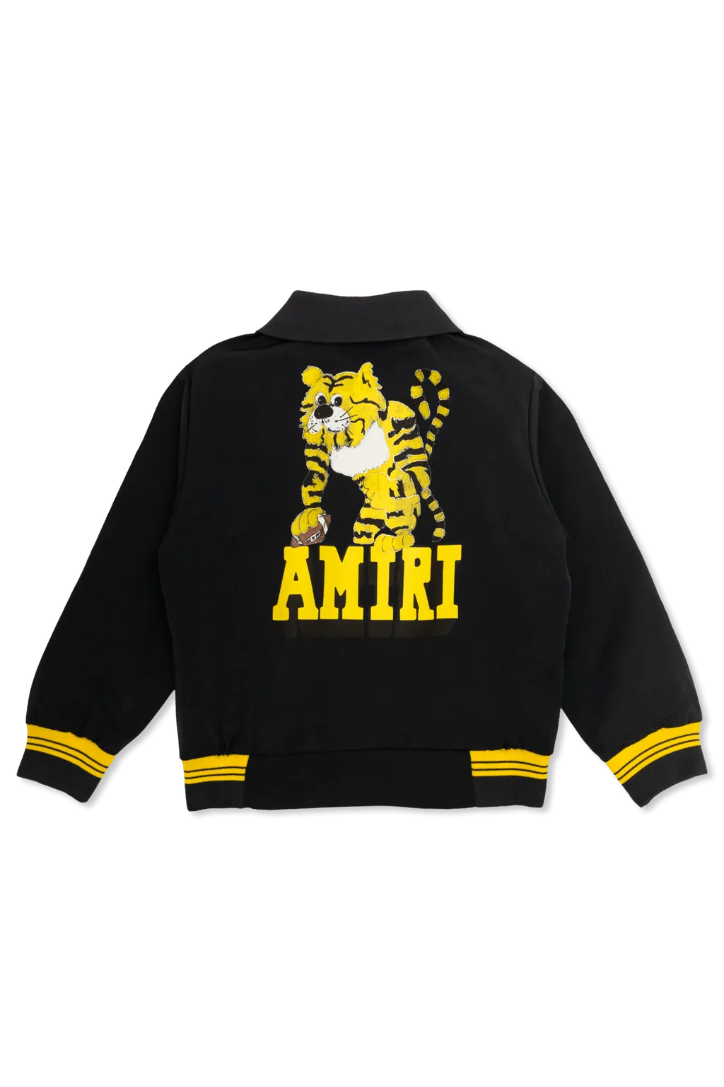 Tiger-Embroidered Zip-Up Jacket