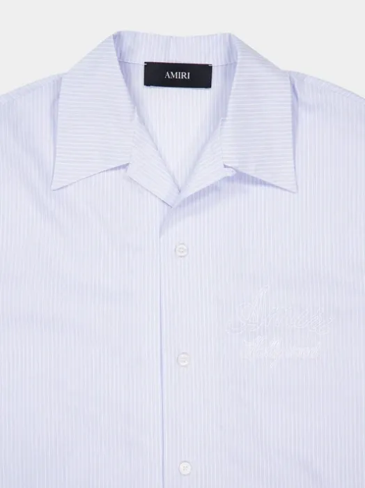 Starburst Striped Camp-Collar Shirt