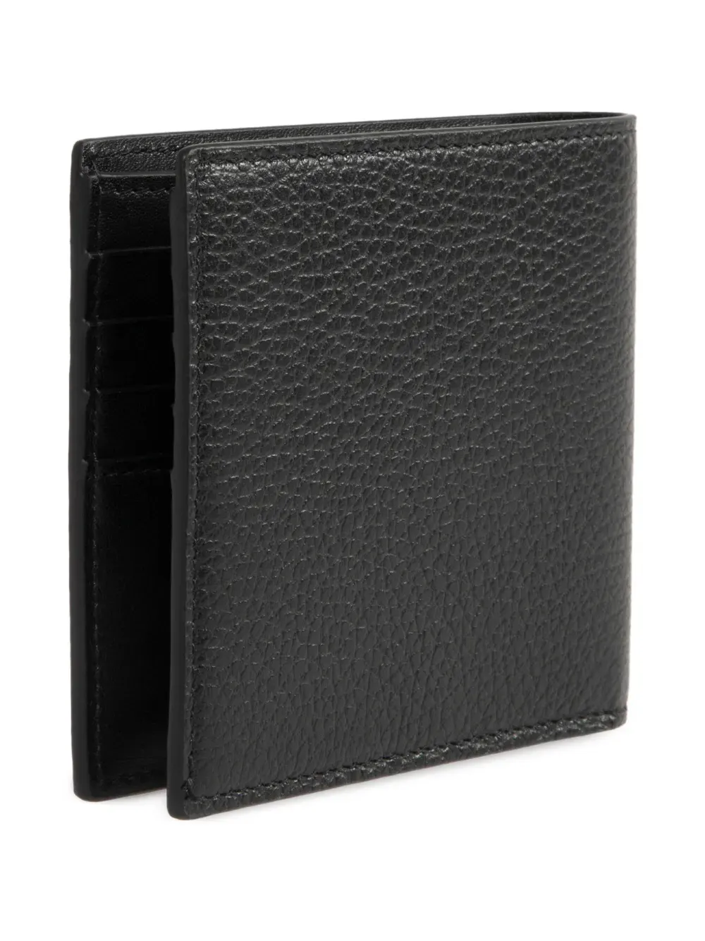 Logo-Plaque Leather Wallet