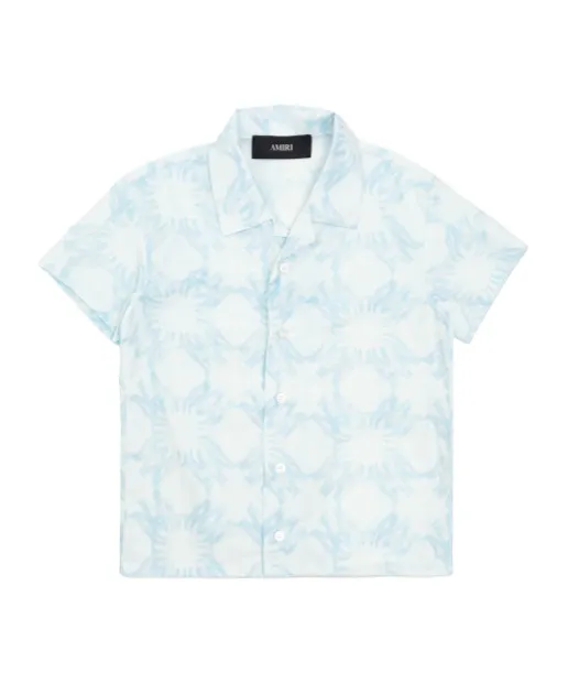 Short-Sleeve Patterned Shirt