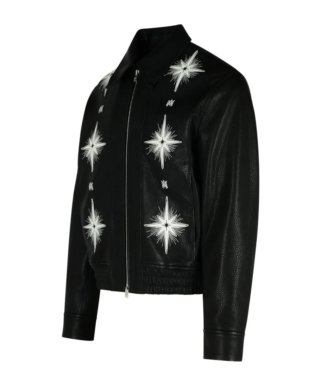 Long Sleeve Leather Jacket