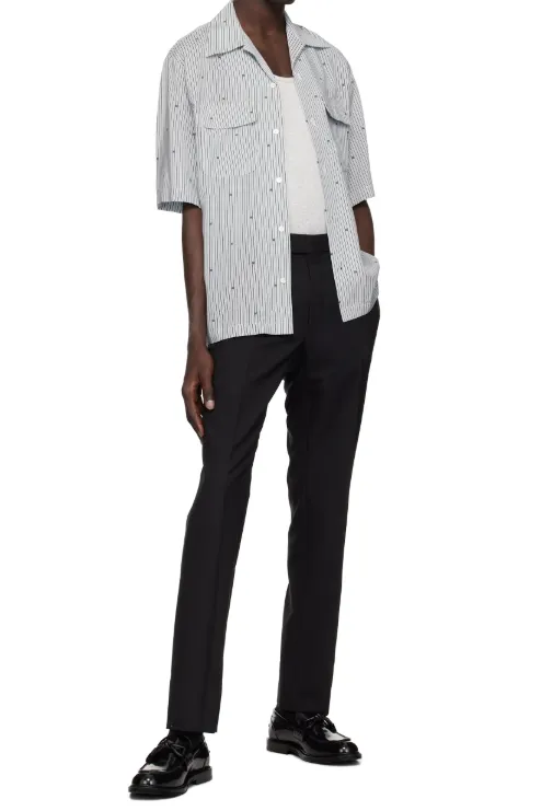 Lapel Short-Sleeved Shirt