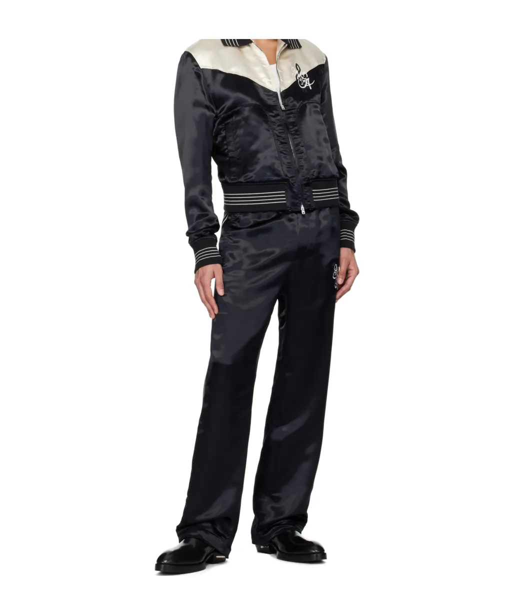 Ma Music Note Drawstring Track Trousers
