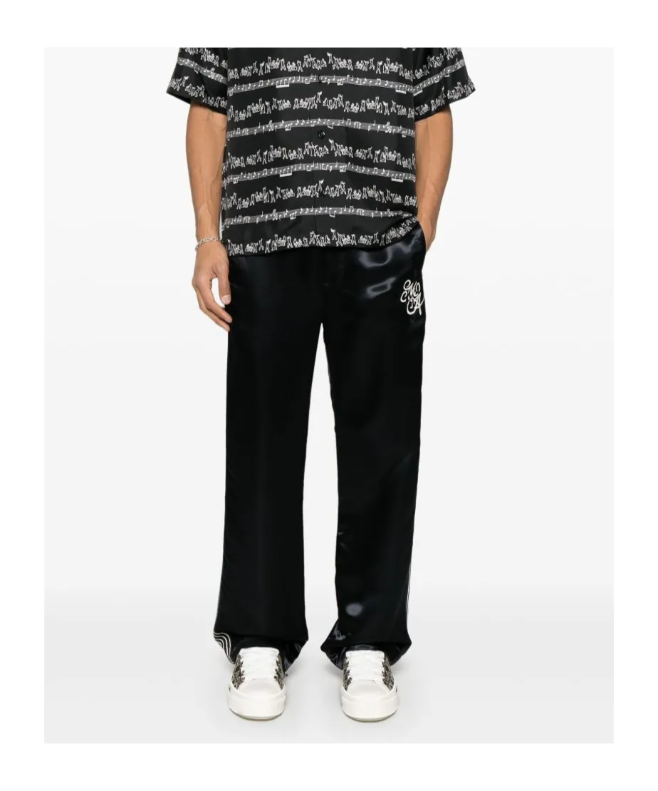 Ma Music Note Drawstring Track Trousers