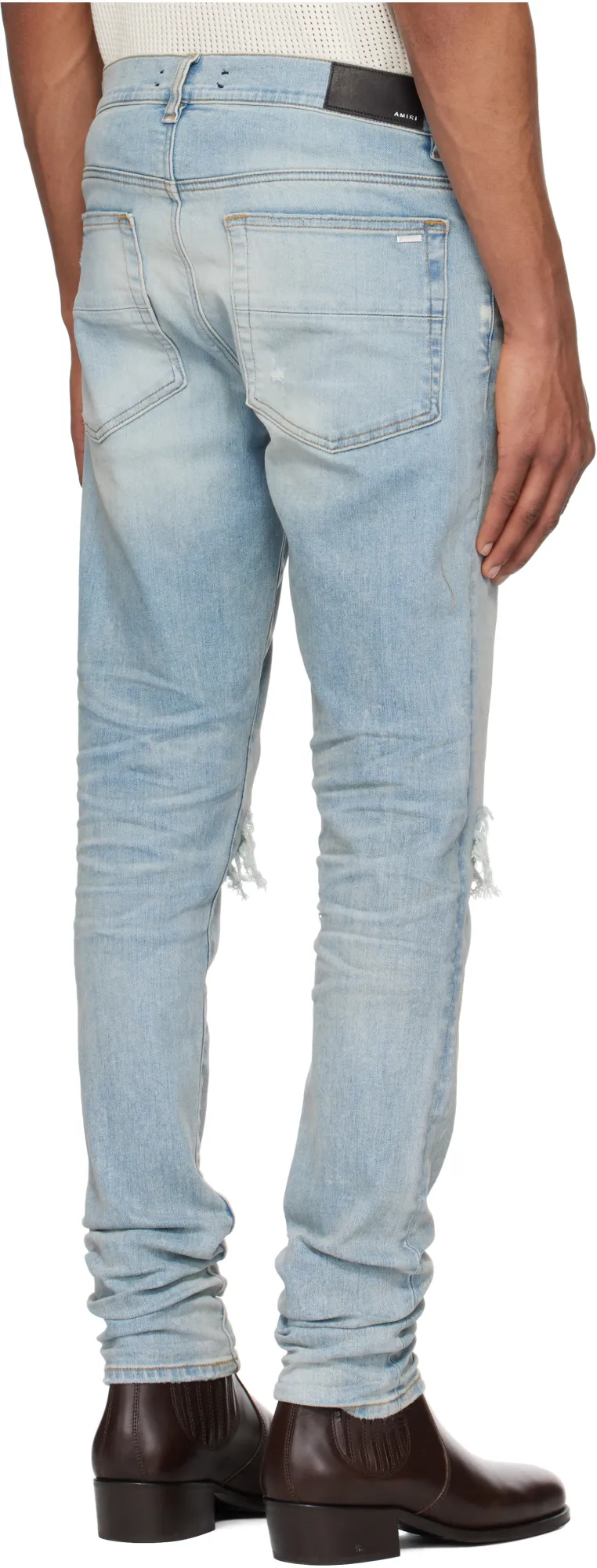 Embroidered Skinny Jeans