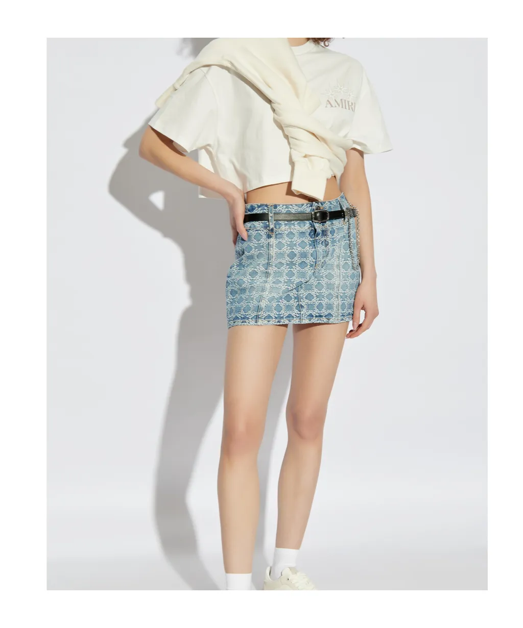 Denim Mini Skirt