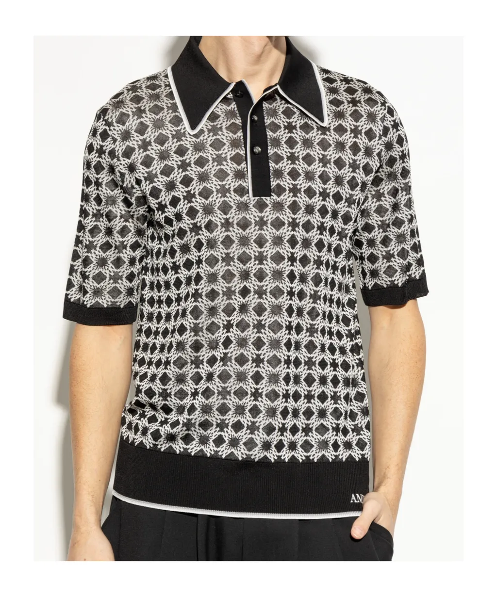 Pattern Polo Shirt