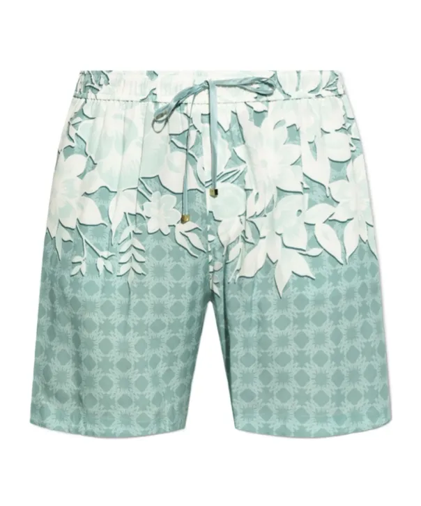 Floral-Print Shorts