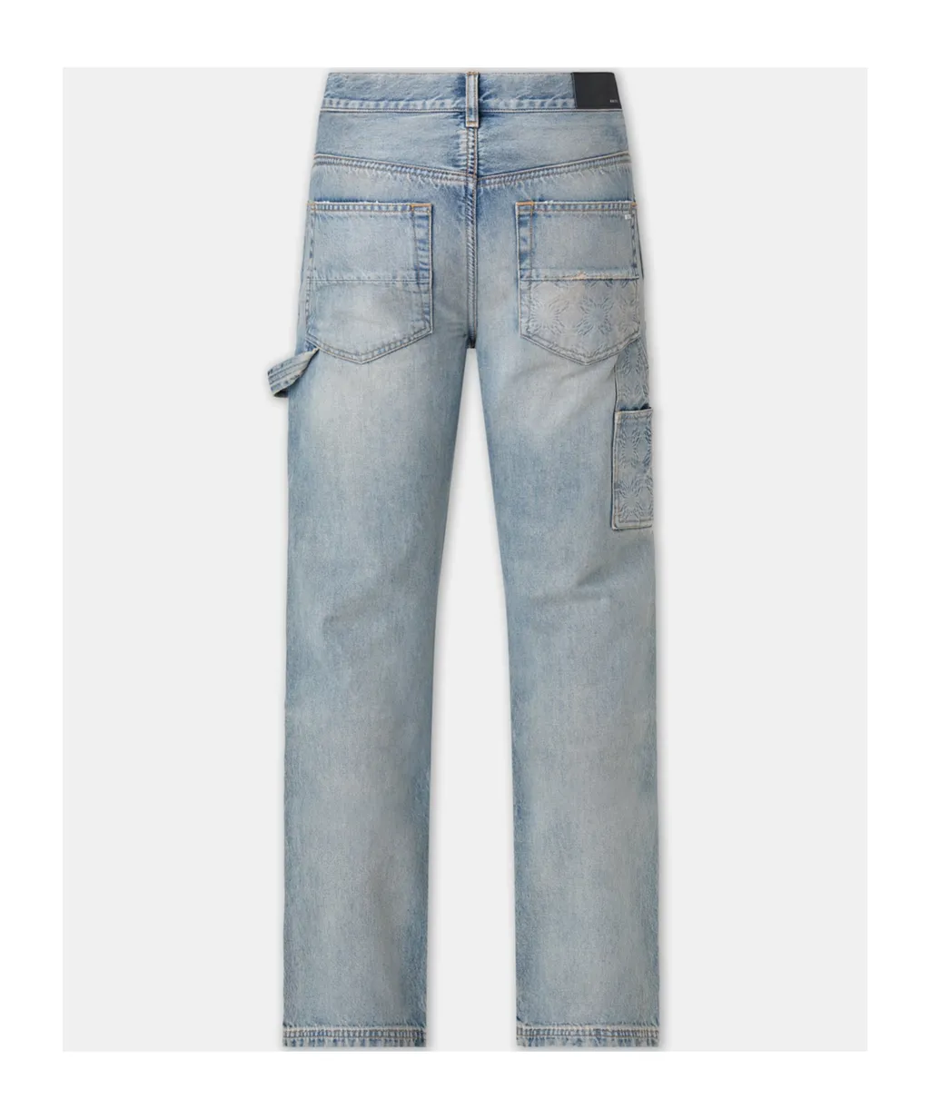 Debossed Ma Quad Carpenter Jeans