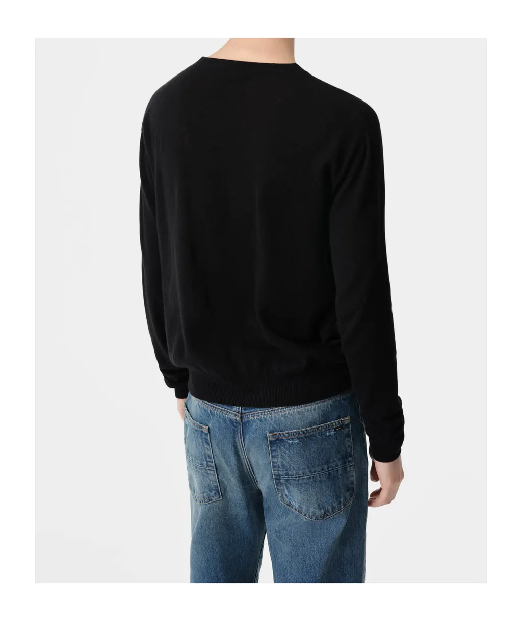 Logo-Embroidered Cashmere Sweater