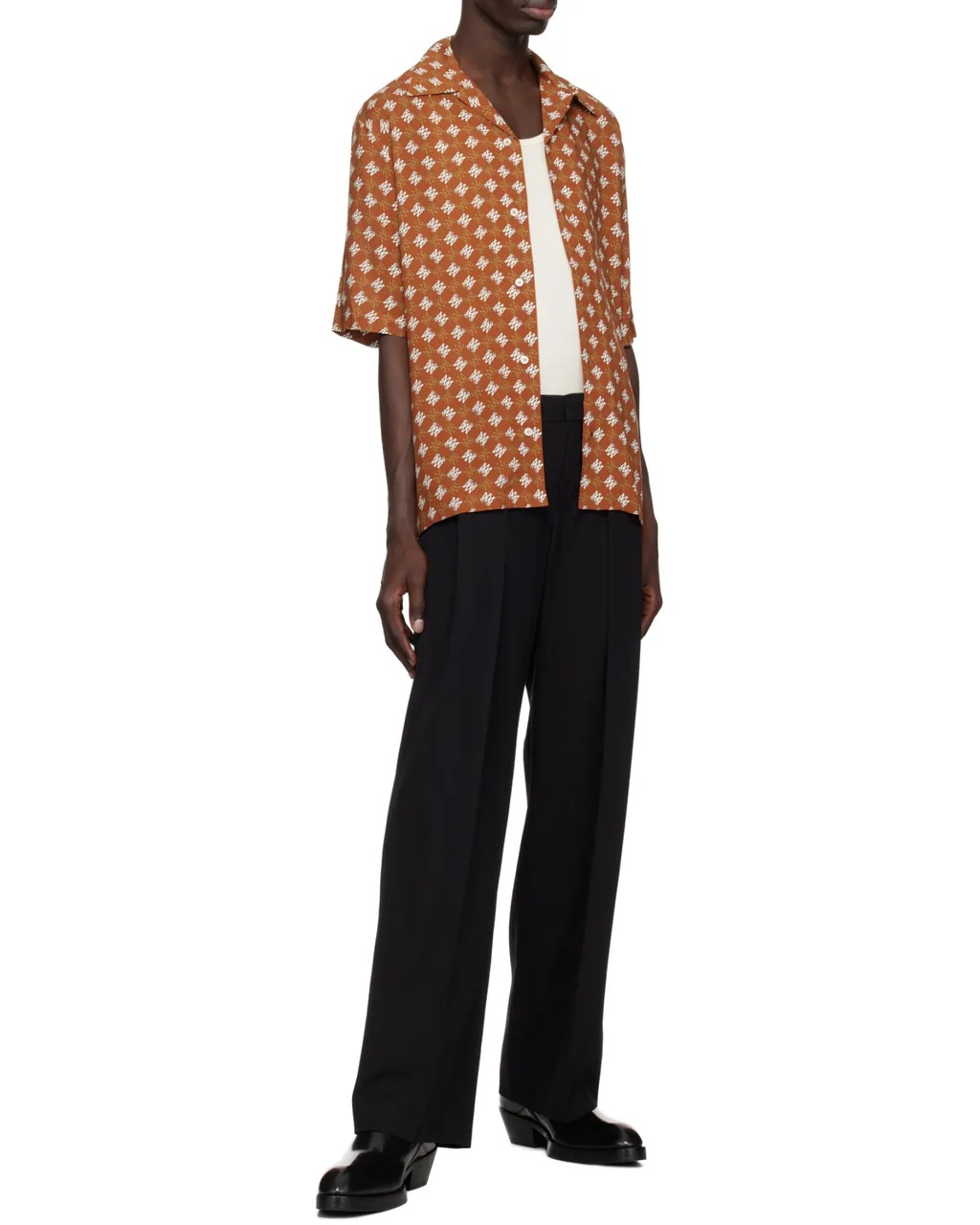 Short-Sleeved Lettered Shirt