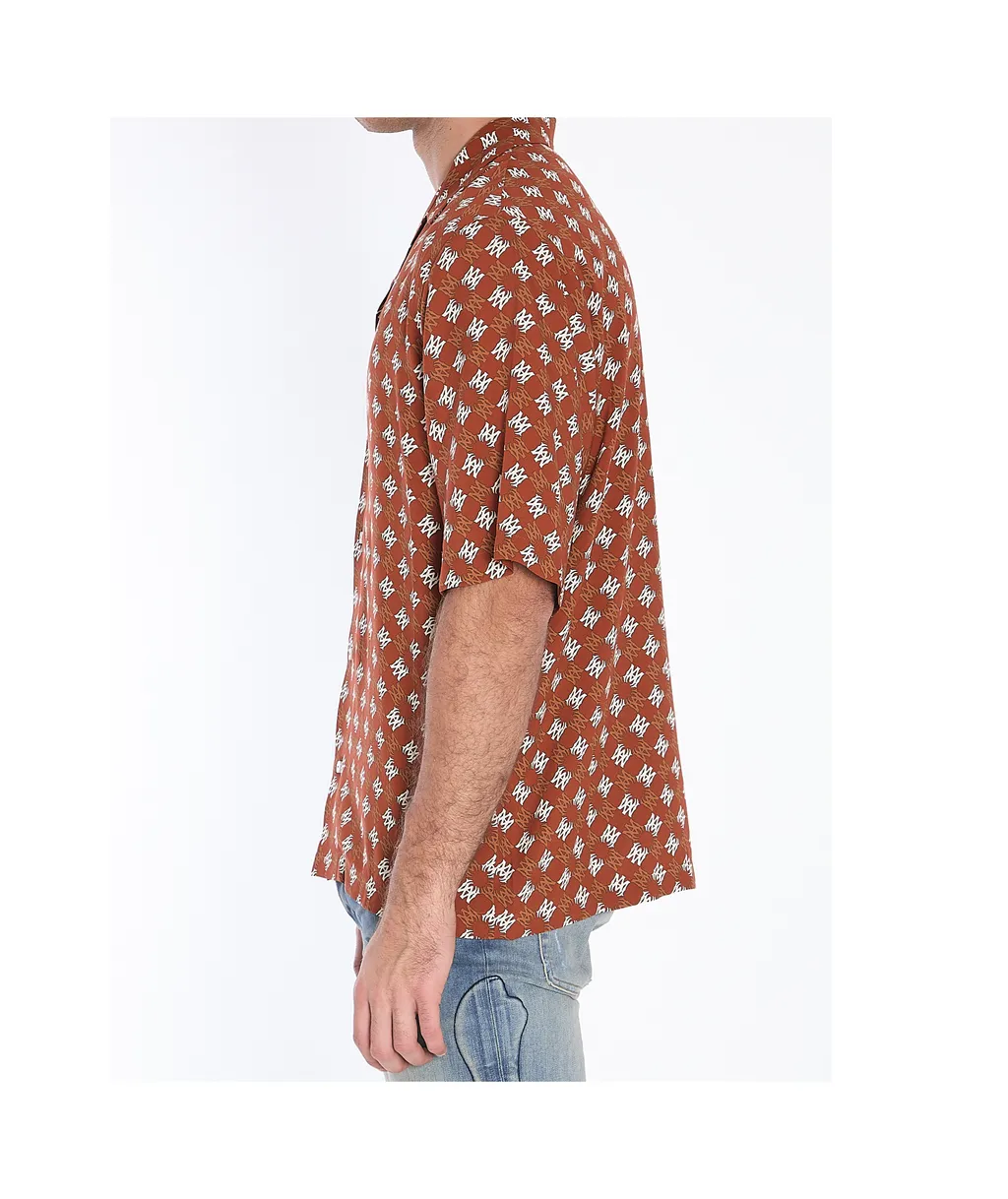 Short-Sleeved Lettered Shirt