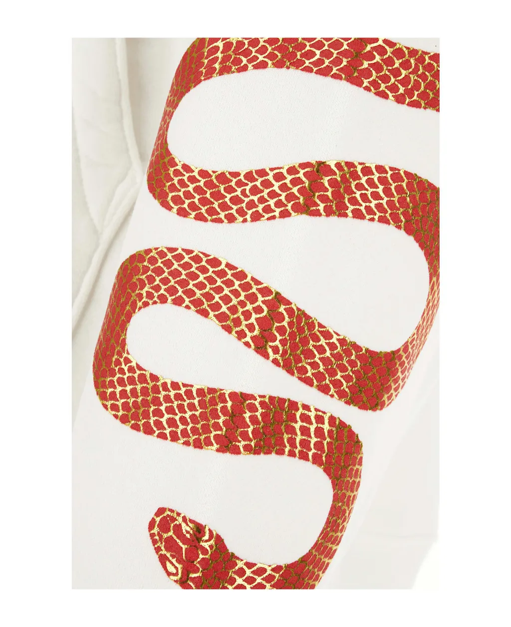 Snake-Print Hoodie