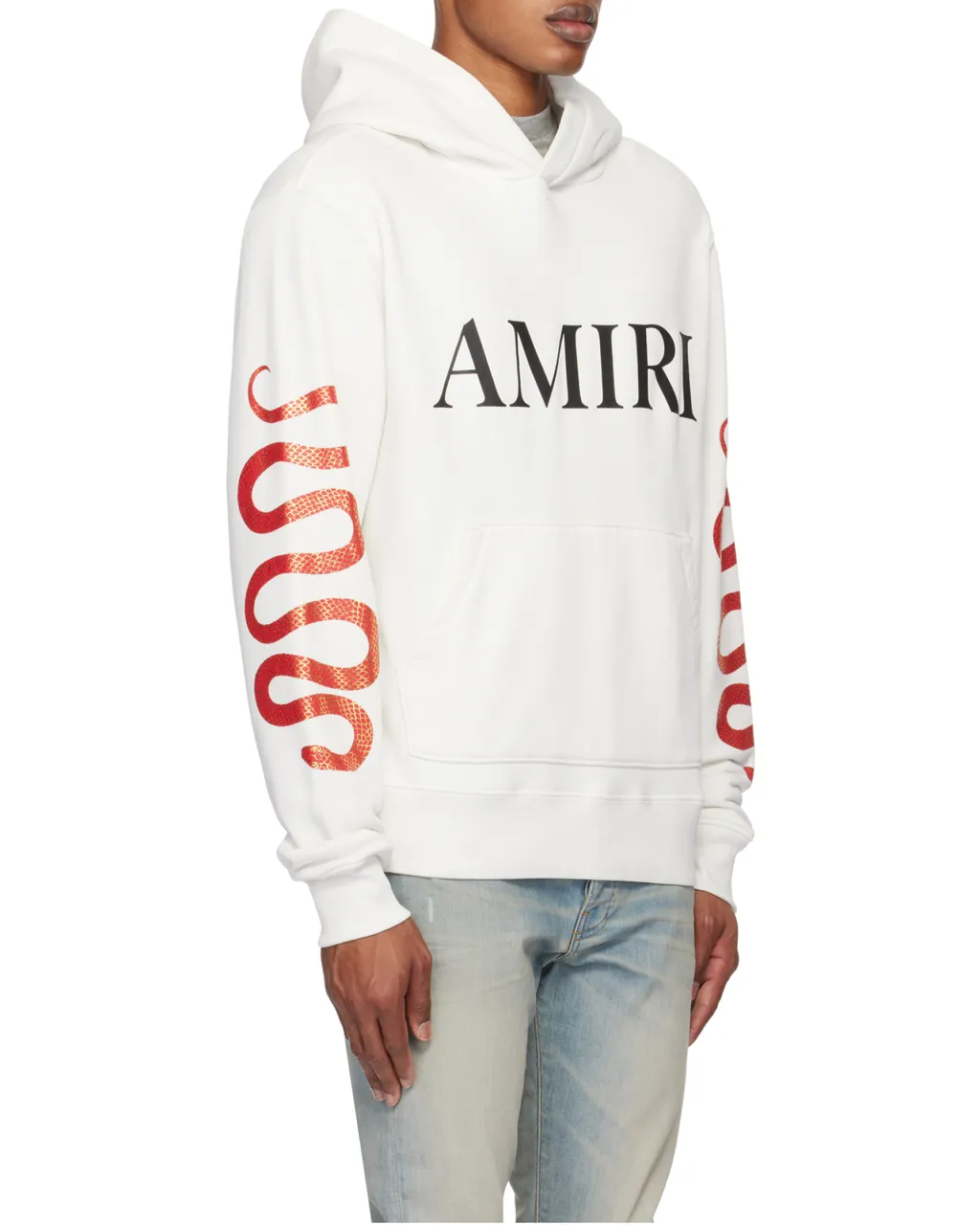 Snake-Print Hoodie