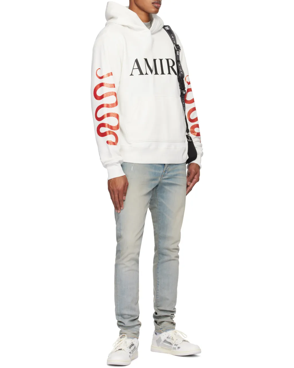 Snake-Print Hoodie