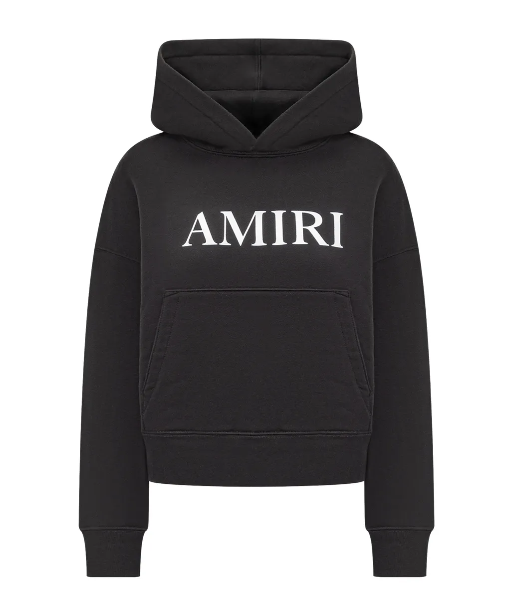 Logo Printed Long Sleeved Hoodie