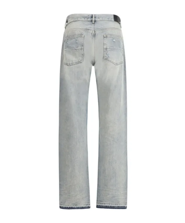 High Waist Straight Leg Jeans