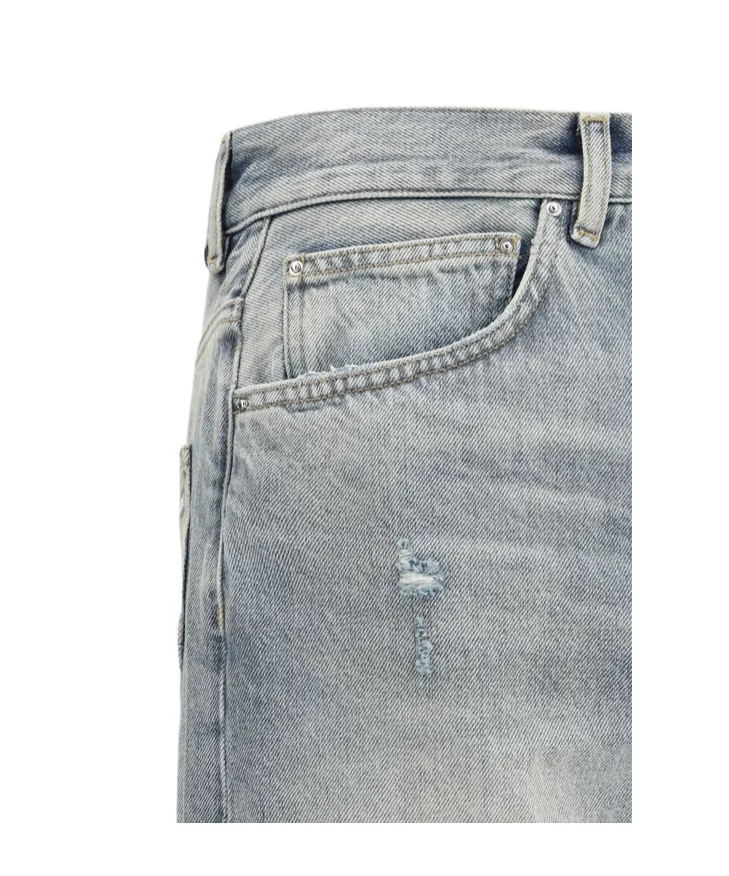 High Waist Straight Leg Jeans