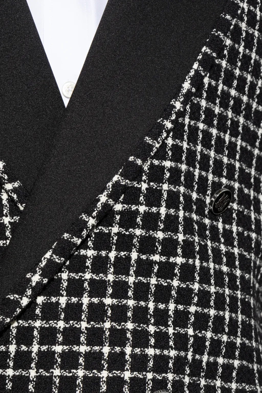 Bouclé Double-Breasted Blazer