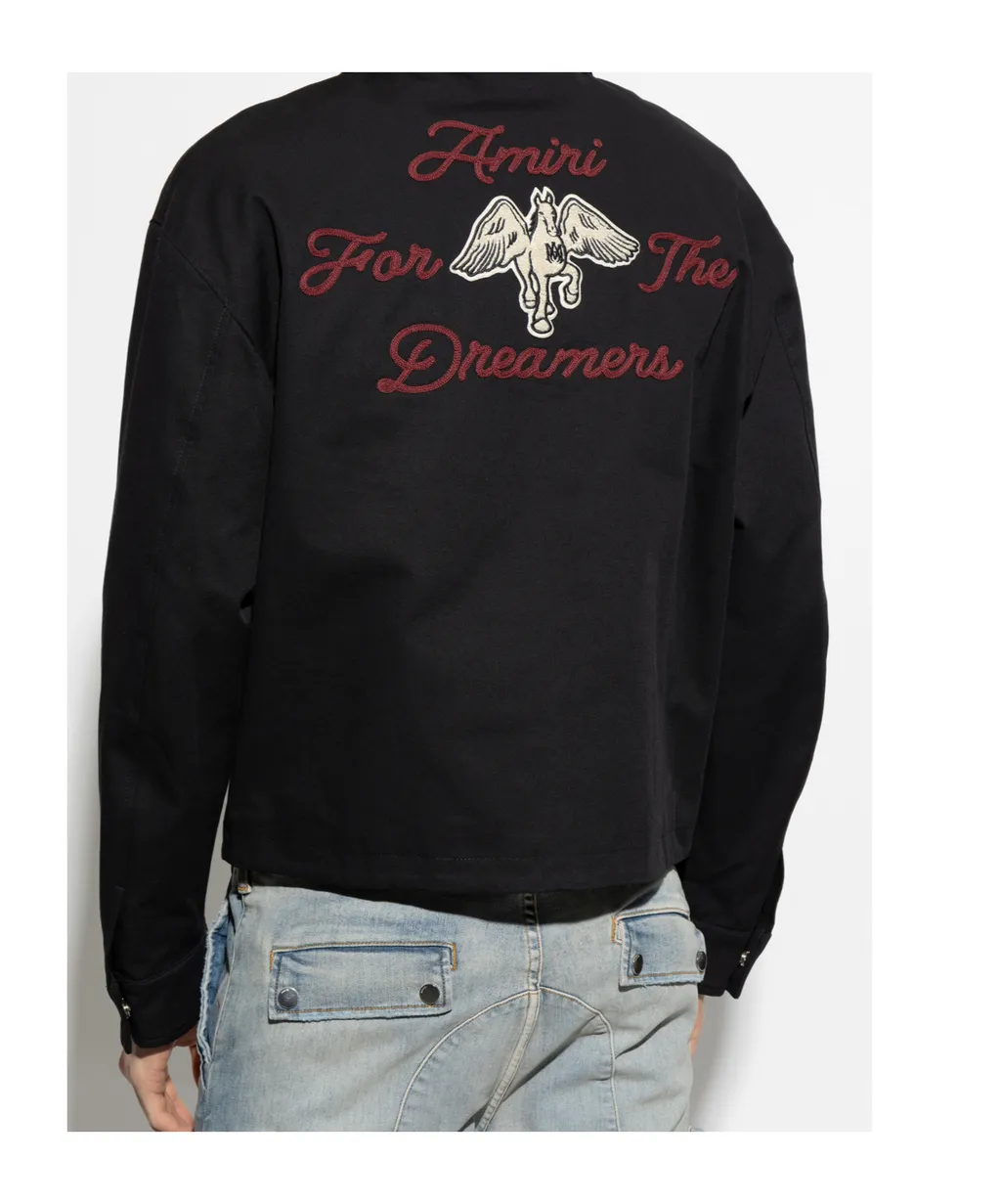Logo-Embroidered Jacket