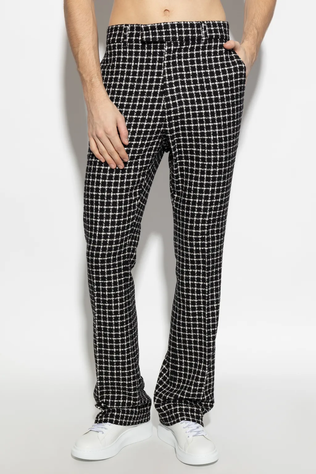 Bouclé Flared Trousers