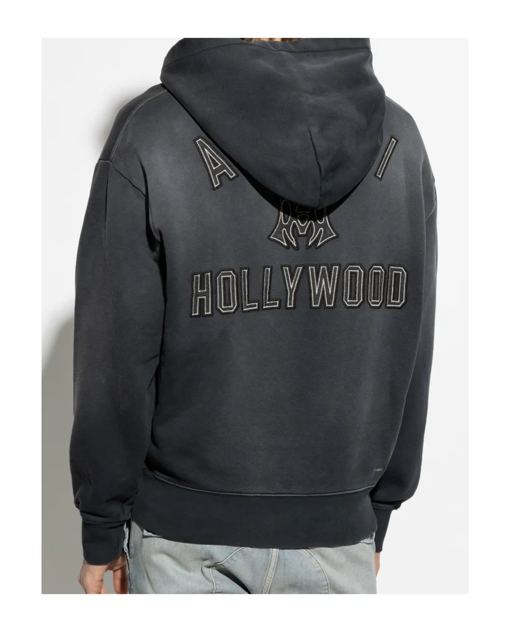 Logo-Embroidered Hoodie
