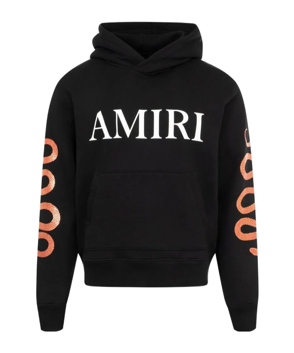 Snake-Print Hoodie