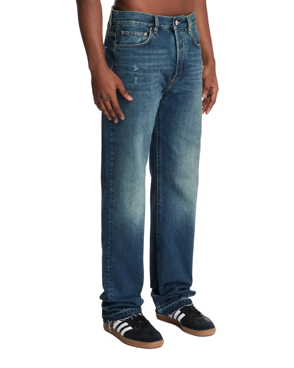 High Waist Straight Leg Jeans