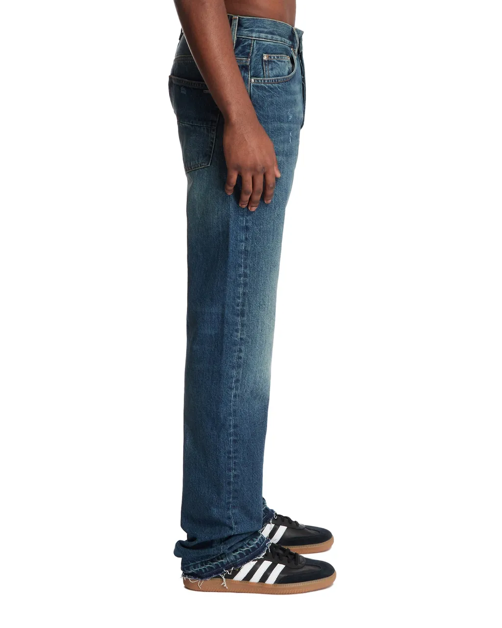 High Waist Straight Leg Jeans