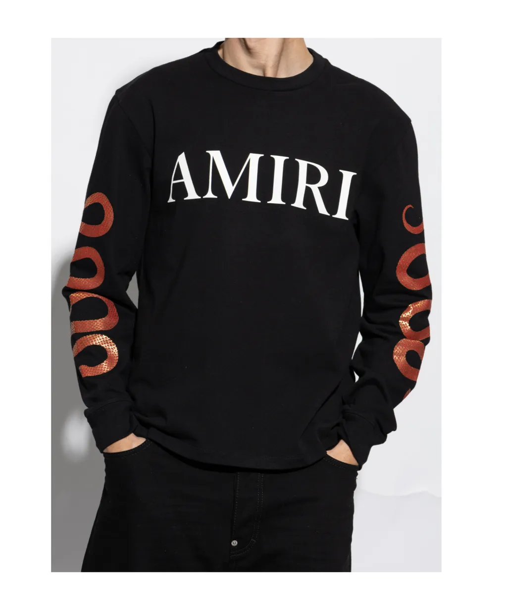 Logo-Print Long-Sleeve T-Shirt