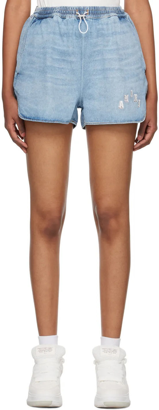 Drawstring Denim Shorts