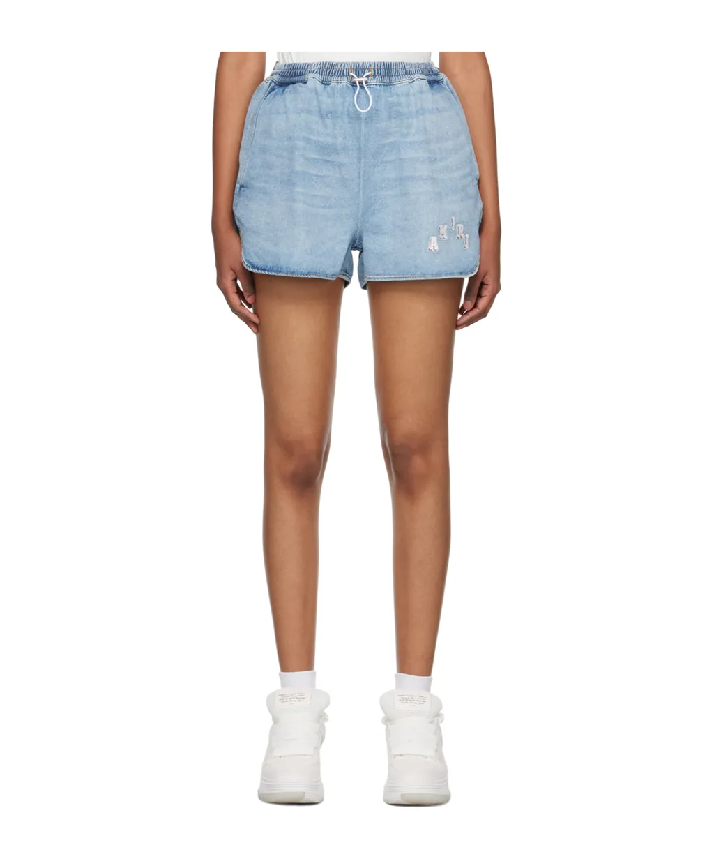 Drawstring Denim Shorts