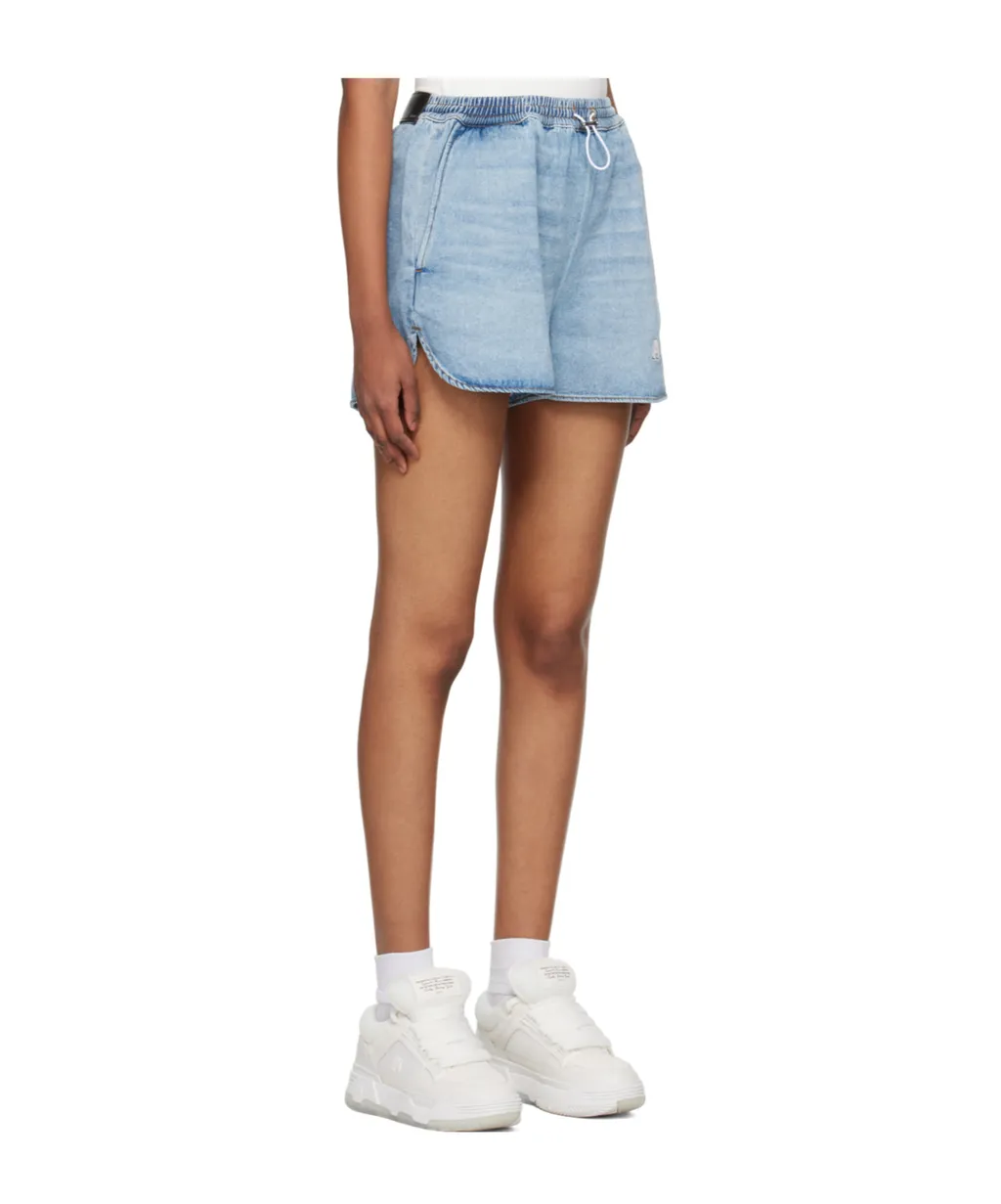 Drawstring Denim Shorts