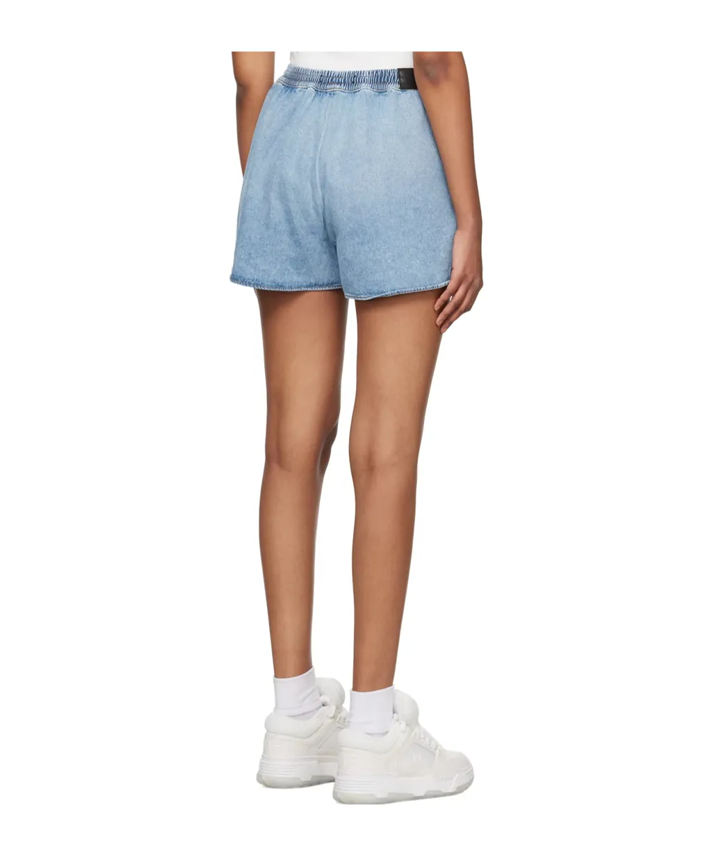 Drawstring Denim Shorts