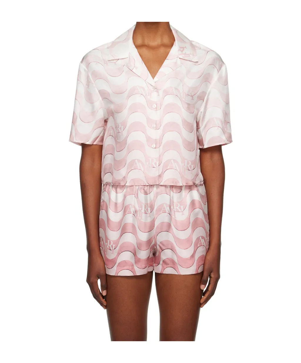 Staggered Button-Down Shirt