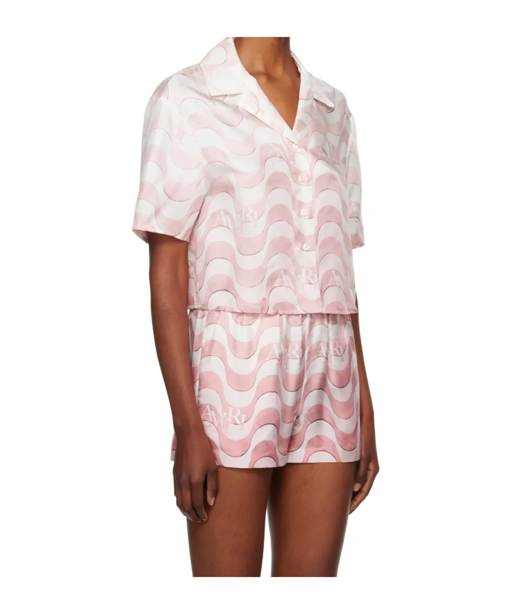 Staggered Button-Down Shirt