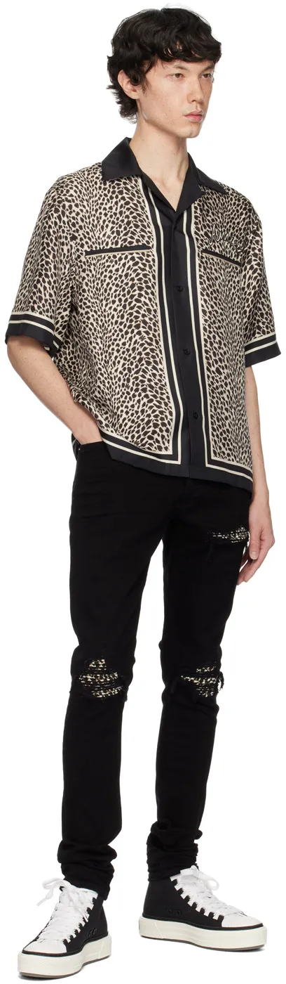 Leopard Print Mx1 Jeans