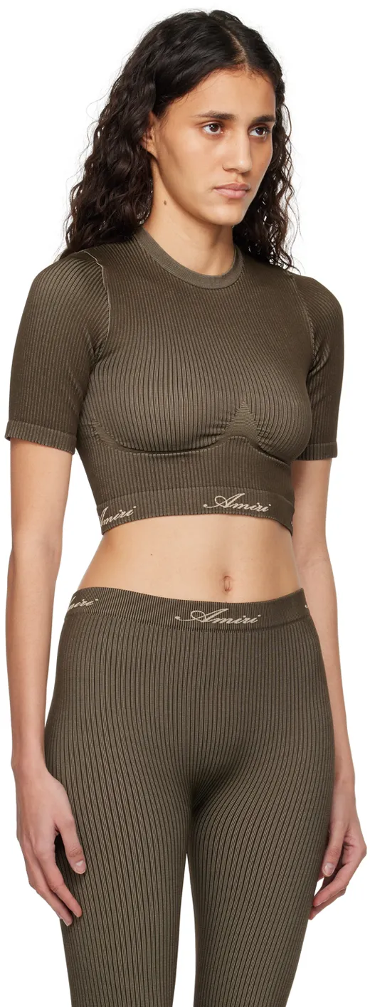 Logo Ribbed T-Shirt