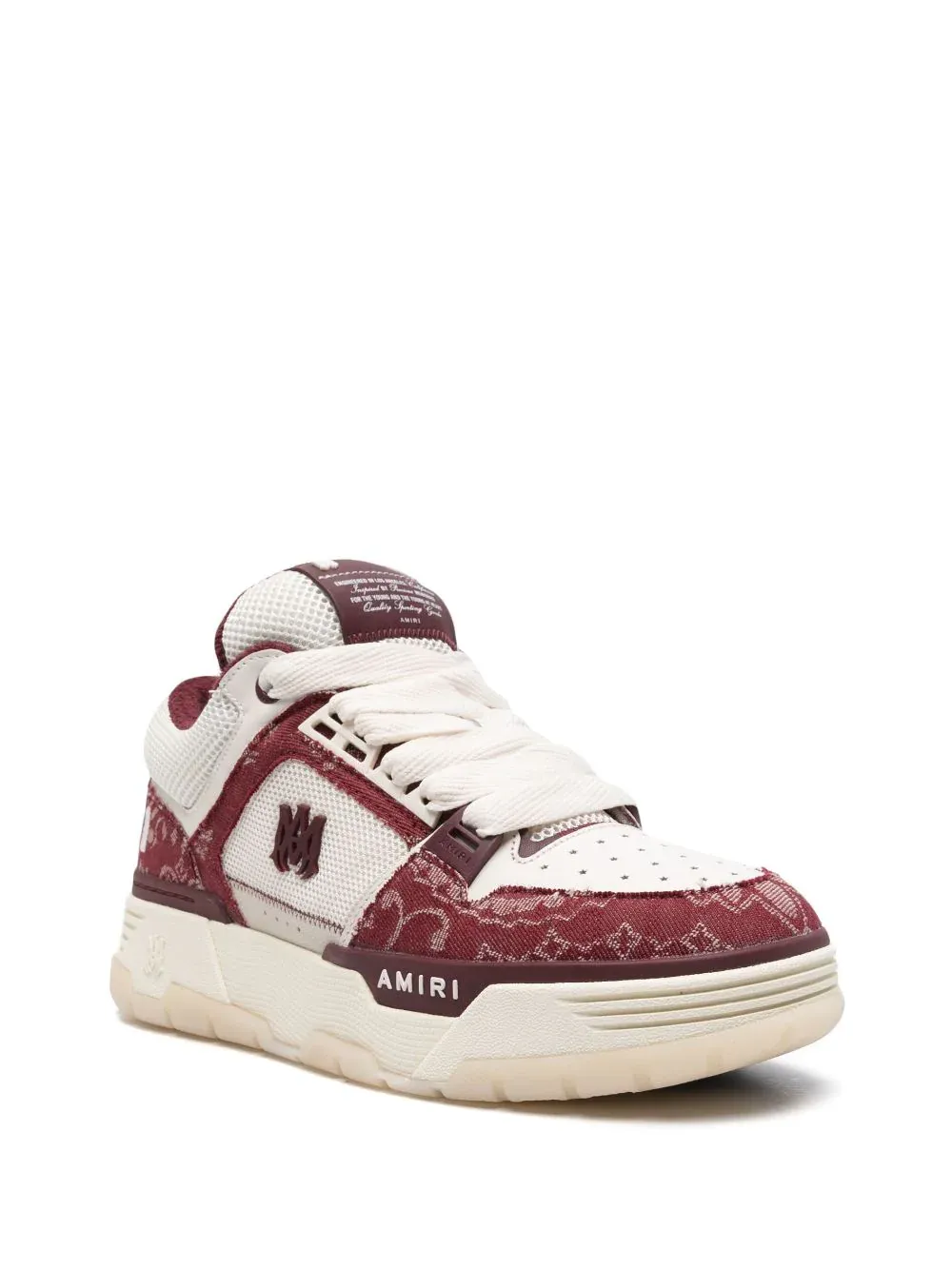 Bandana Lace-Up Sneakers