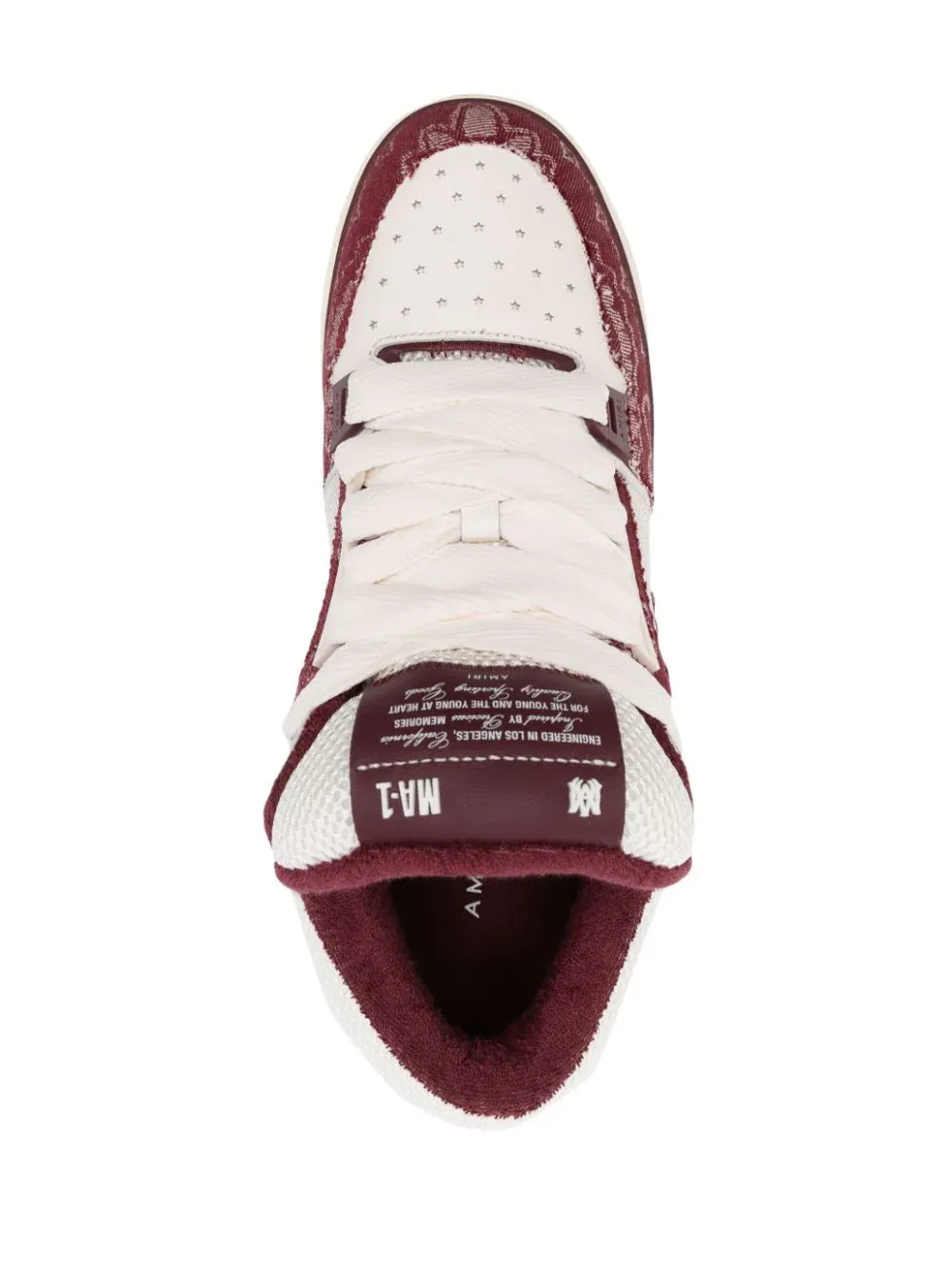 Bandana Lace-Up Sneakers