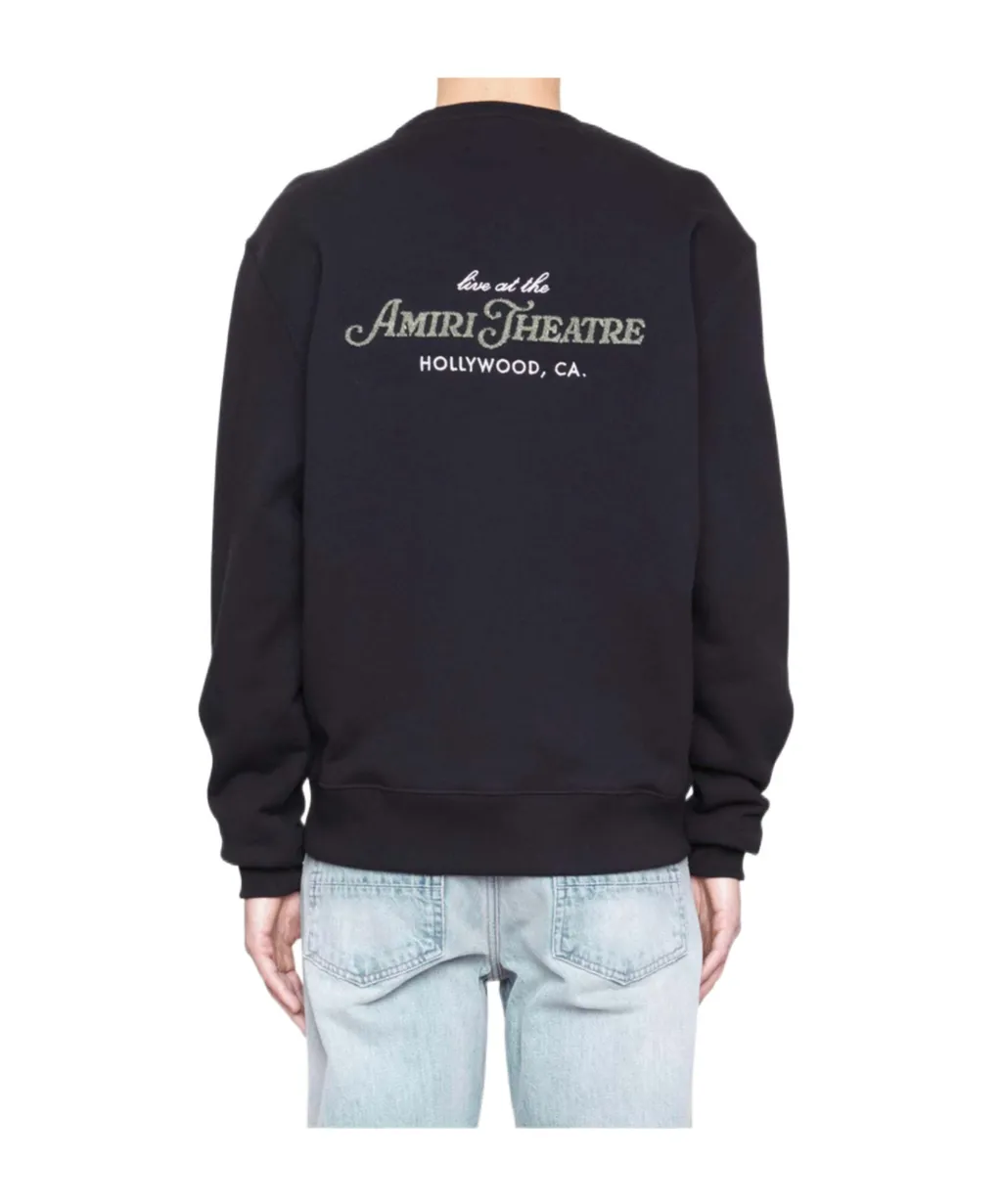 Theatre Logo Printed Crewneck Sweatshirt