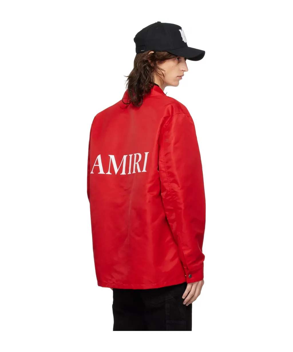 Logo Lapel Casual Jacket